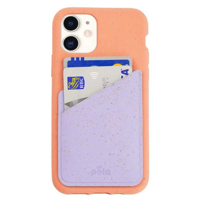 Lavender Eco-friendly Phone Case Card Holder