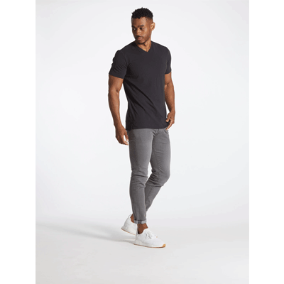 V-Neck Split-Hem