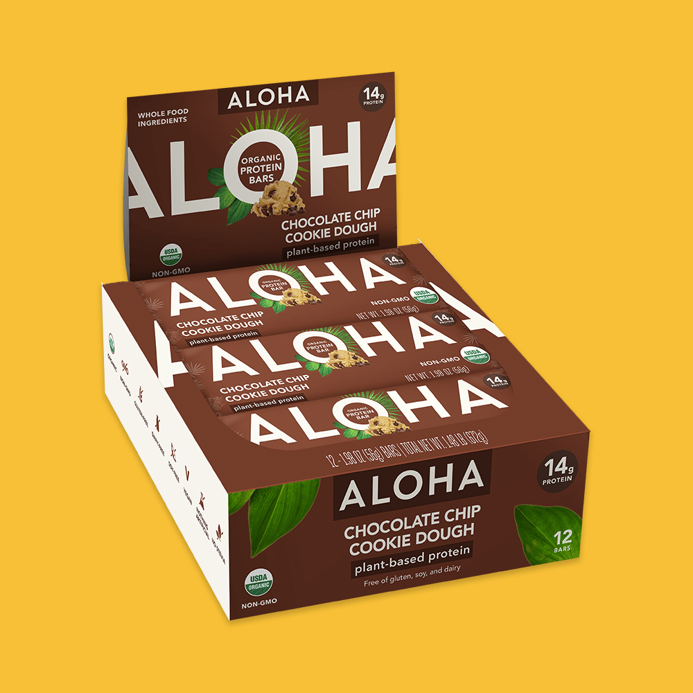 aloha plant based protein bars
