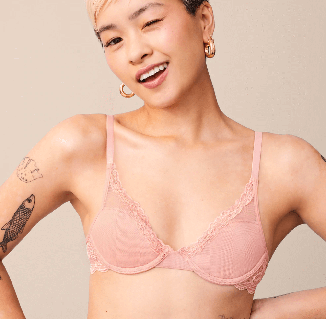 pepper laidback lace bra